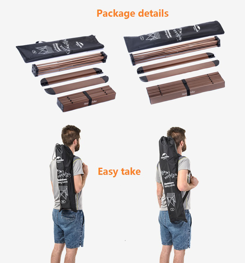 BÀN DÃ NGOẠI HỢP KIM NHÔM NATUREHIKE NH16Z016-L