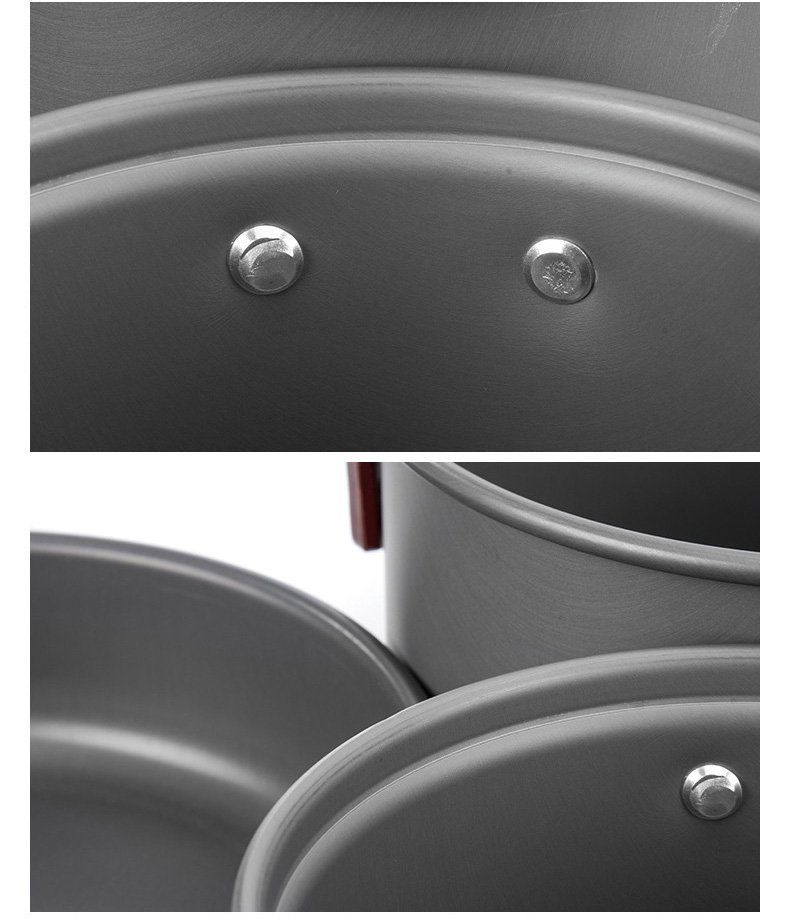 BỘ NỒI NẤU ĂN DÃ NGOẠI NATUREHIKE NH15T203-G