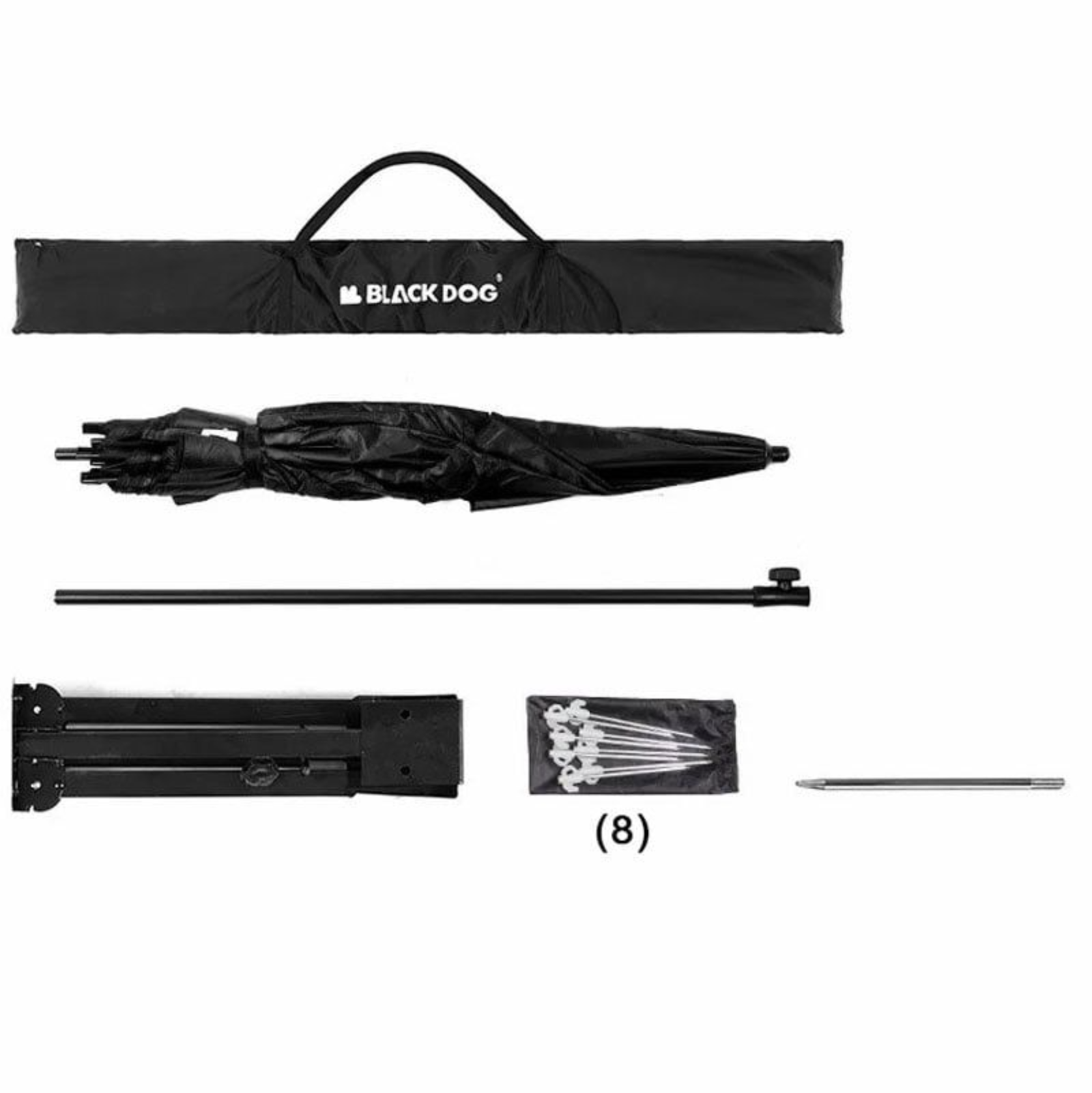 DÙ CẮM TRẠI CHỐNG NẮNG UV XẾP GỌN BLACKDOG BD-TM23001