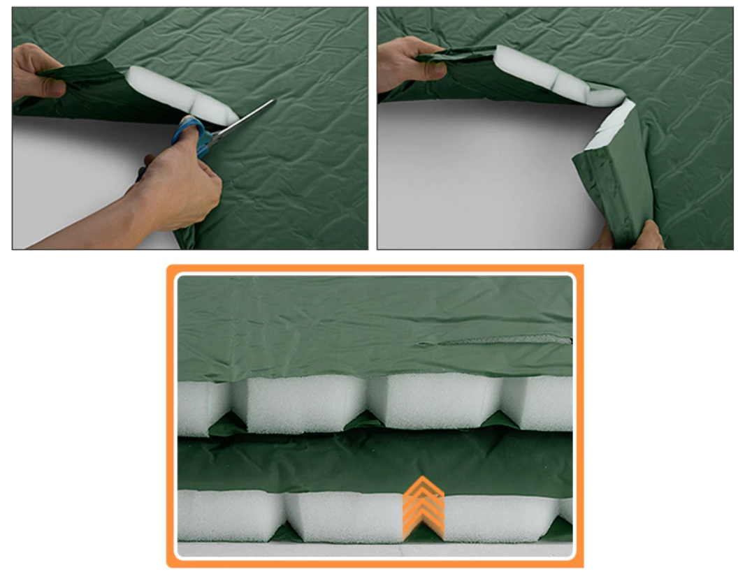 ĐỆM TỰ BƠM HƠI KÈM GỐI NATUREHIKE NH15Q002-D