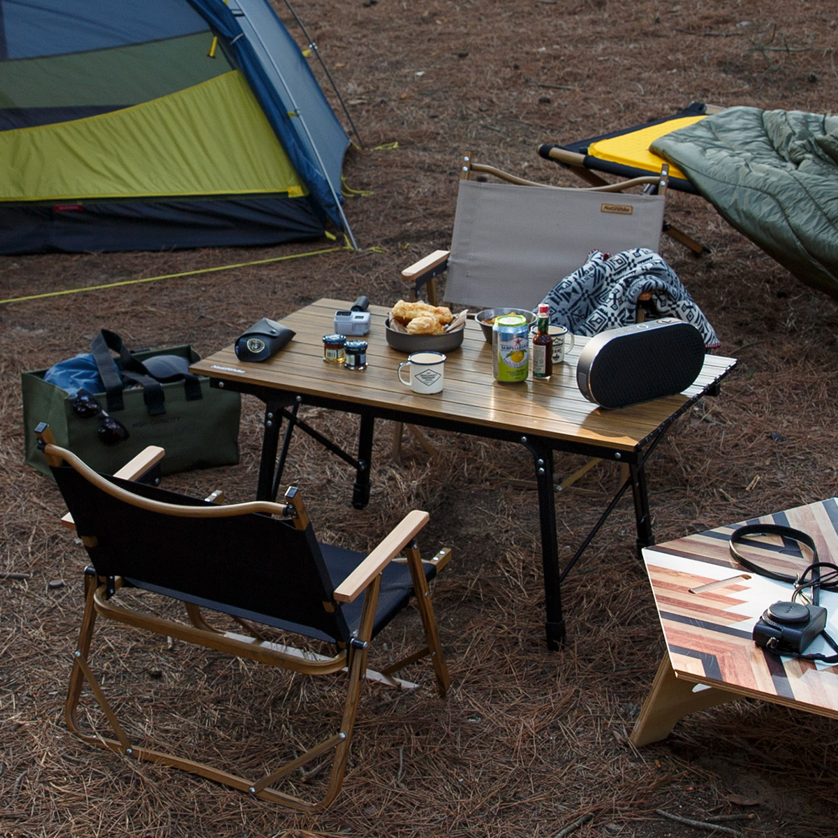 BÀN XẾP DÃ NGOẠI VINTAGE NATUREHIKE NH19Z003-D