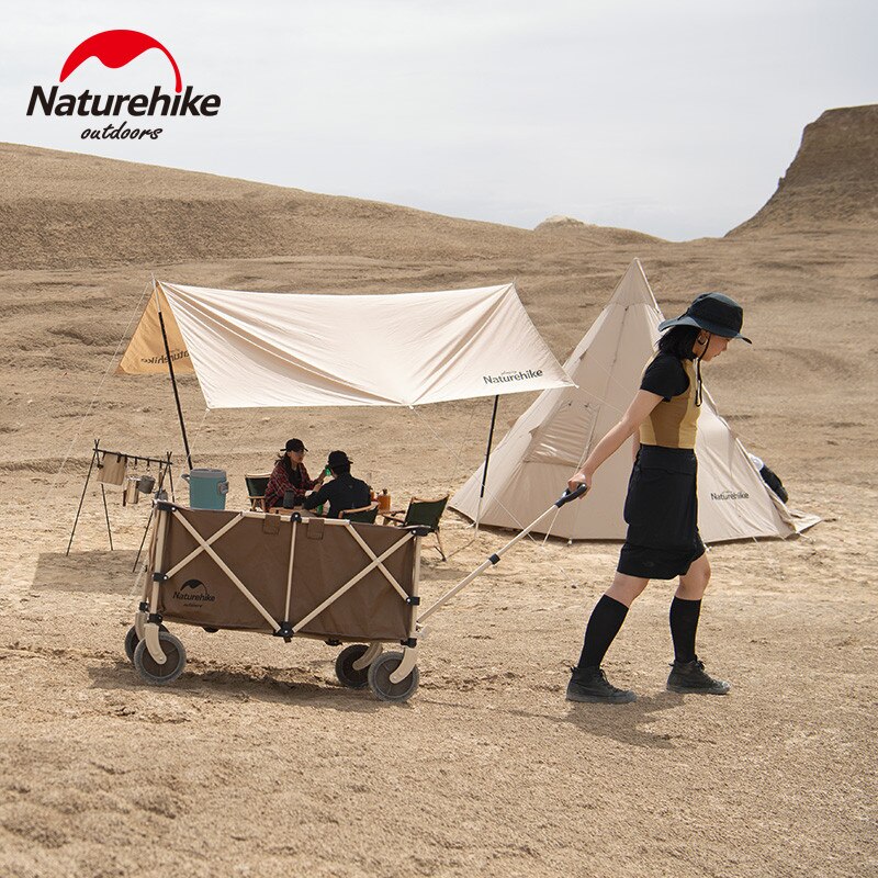 [CHO THUÊ] XE KÉO DÃ NGOẠI GẤP GỌN 4 CHIỀU NATUREHIKE NH20PJ005