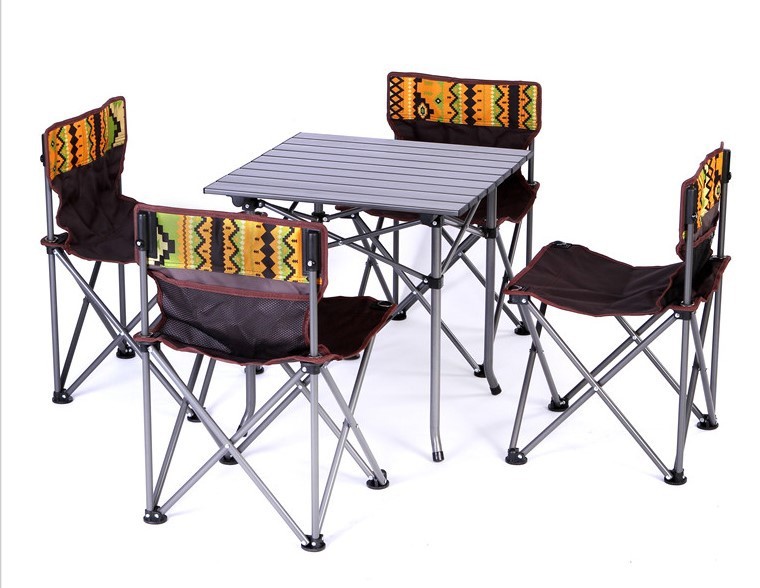 BỘ BÀN GHẾ DÃ NGOẠI GẤP GỌN KHUNG NHÔM CAO CẤP