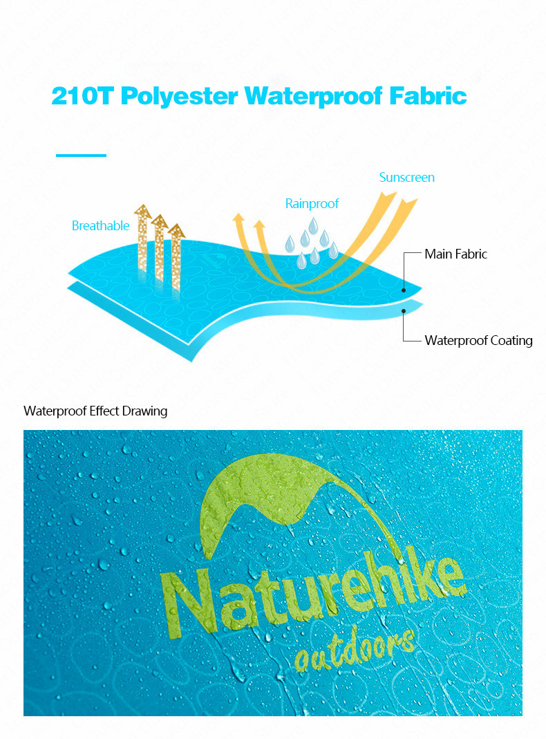 LỀU CẮM TRẠI 2 NGƯỜI 2 LỚP NATUREHIKE NH18Z022-P CAO CẤP