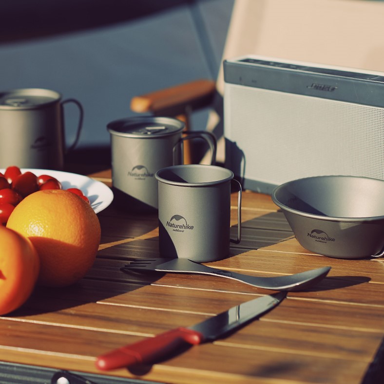 CỐC DÃ NGOẠI TITANIUM NATUREHIKE NH20CJ005