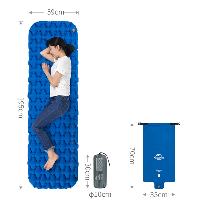 ĐỆM HƠI SIÊU NHẸ NATUREHIKE NH19Z032-P