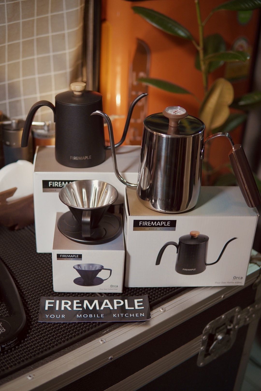 BÌNH PHA CAFE FIRE MAPLE ORCA POUR OVER 600ML