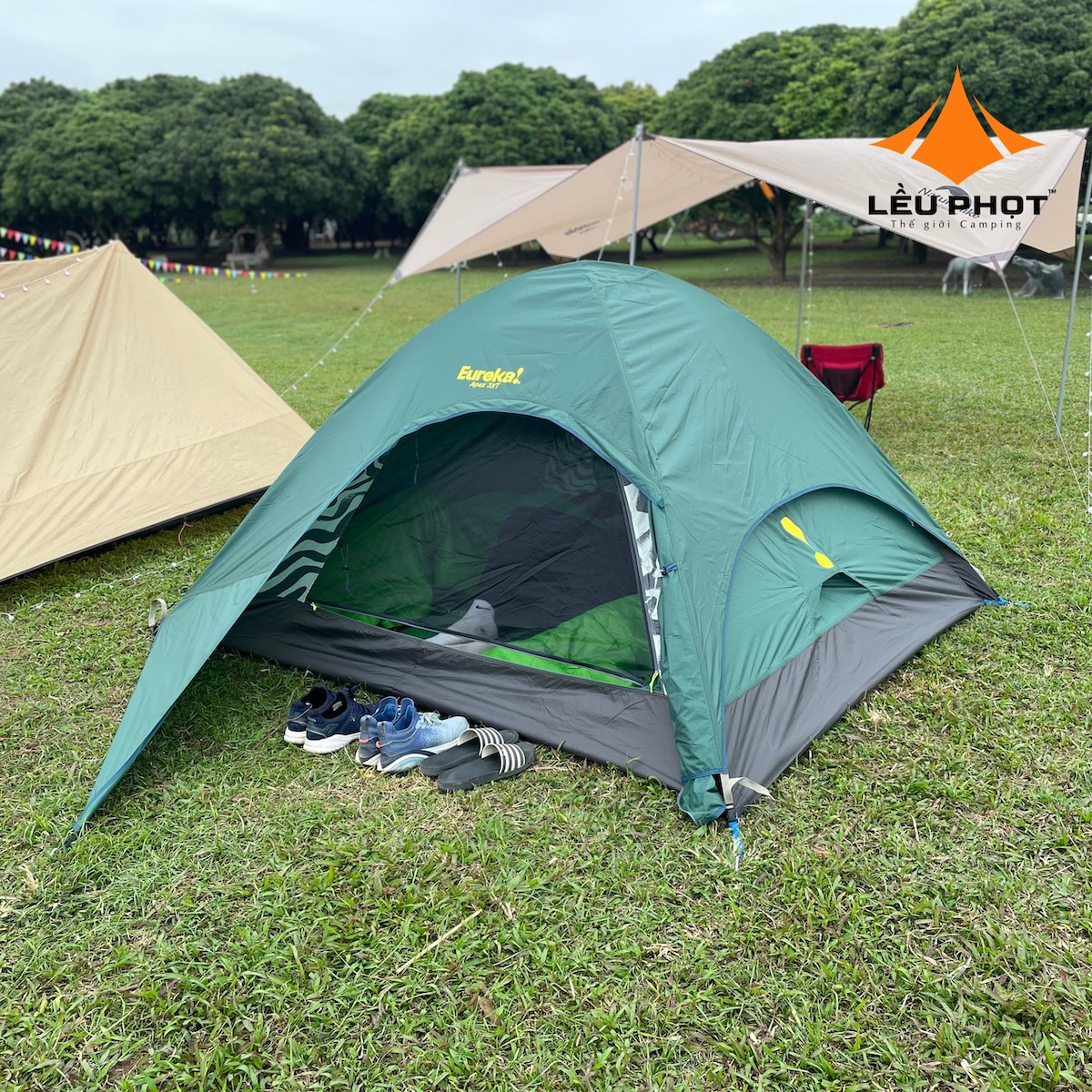 LỀU CẮM TRẠI 4 NGƯỜI 2 LỚP HÀNG XỊN EUREKA APEX 3XT