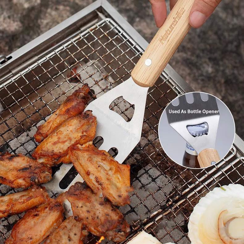BỘ DỤNG CỤ NƯỚNG BBQ 4 TRONG 1 NATUREHIKE NH20SK007