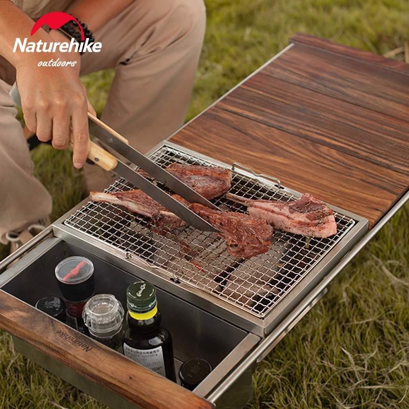 BỘ DỤNG CỤ NƯỚNG BBQ 4 TRONG 1 NATUREHIKE NH20SK007