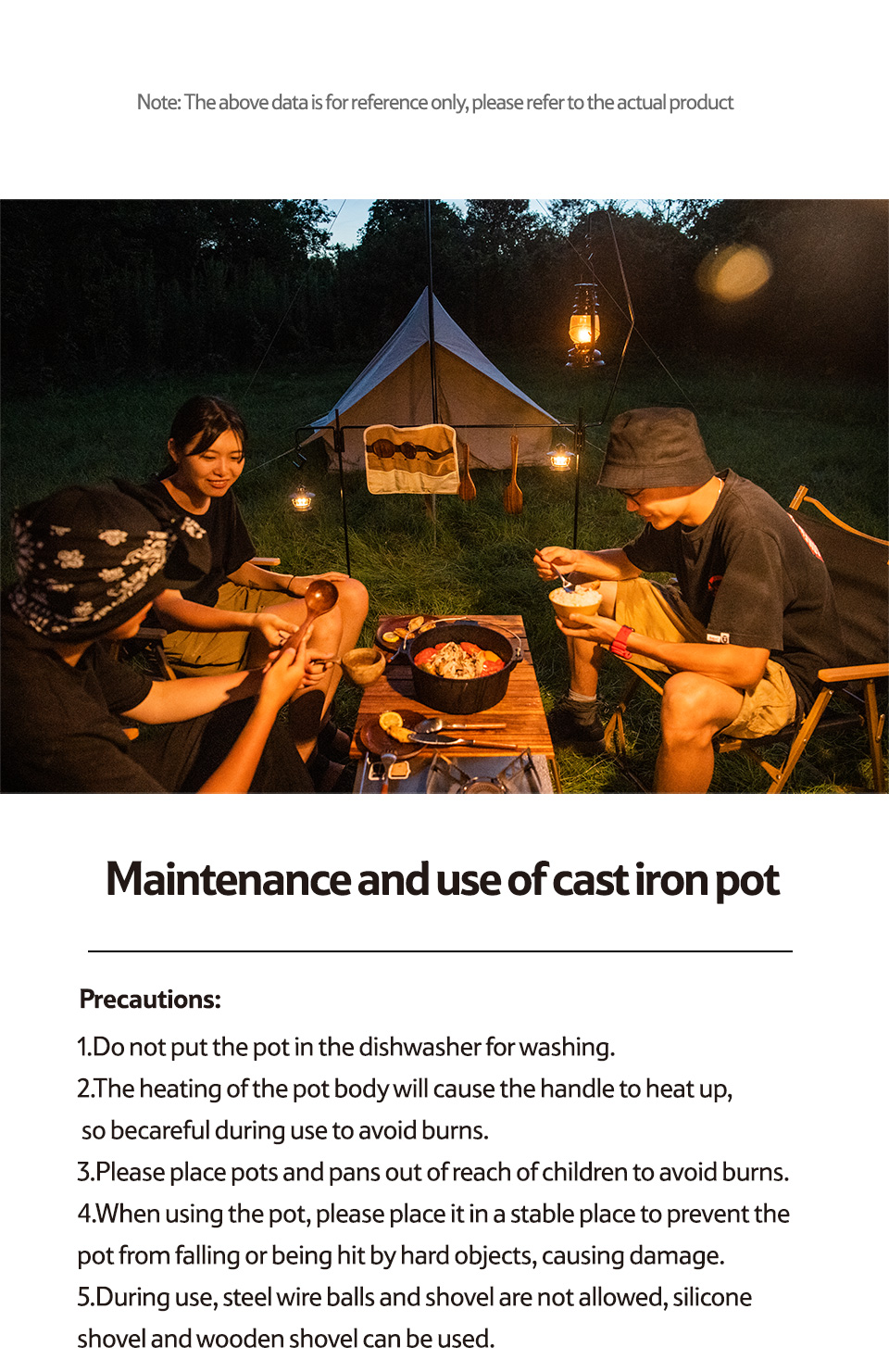 NỒI GANG CAST IRON NATUREHIKE NH20CJ011