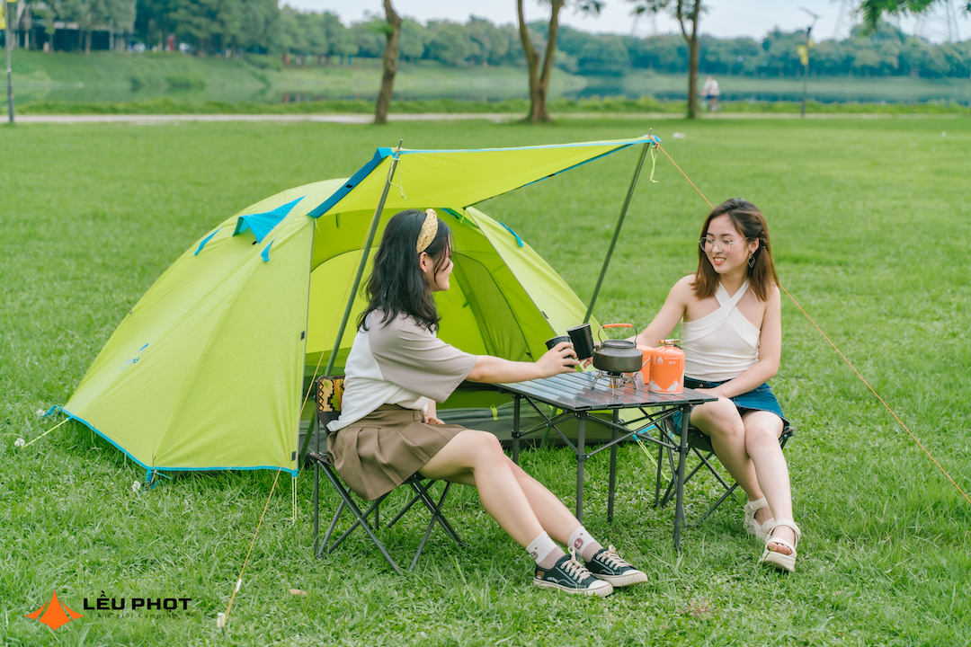 LỀU CẮM TRẠI 2 NGƯỜI 2 LỚP NATUREHIKE NH18Z022-P CAO CẤP