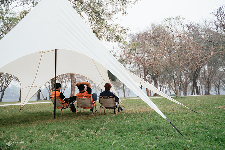 [CHO THUÊ_LTA4] TĂNG CHE DÃ NGOẠI CANOPY HOA SEN 6 CÁNH