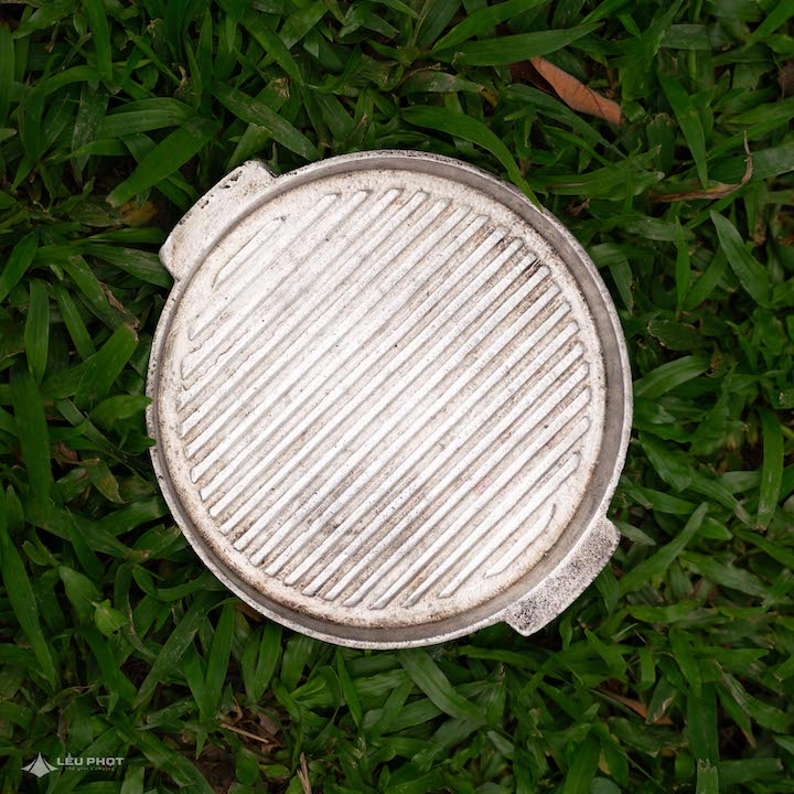 [CHO THUÊ] CHẢO GANG NƯỚNG BẾP CỒN