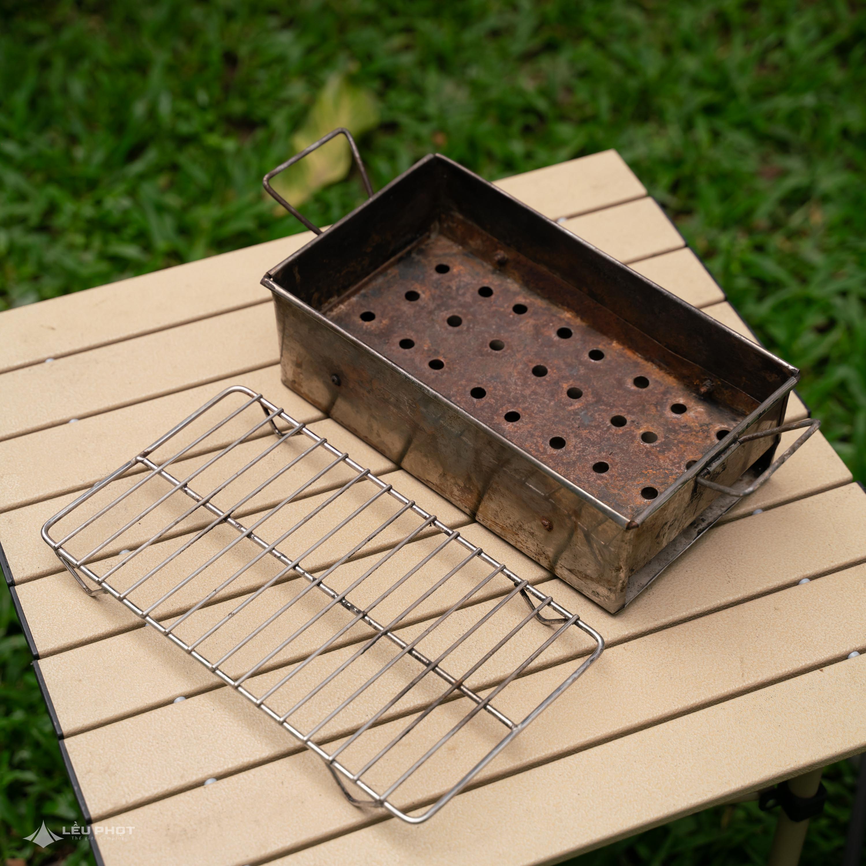 [CHO THUÊ_BN1] BẾP NƯỚNG THAN INOX SIZE NHỎ