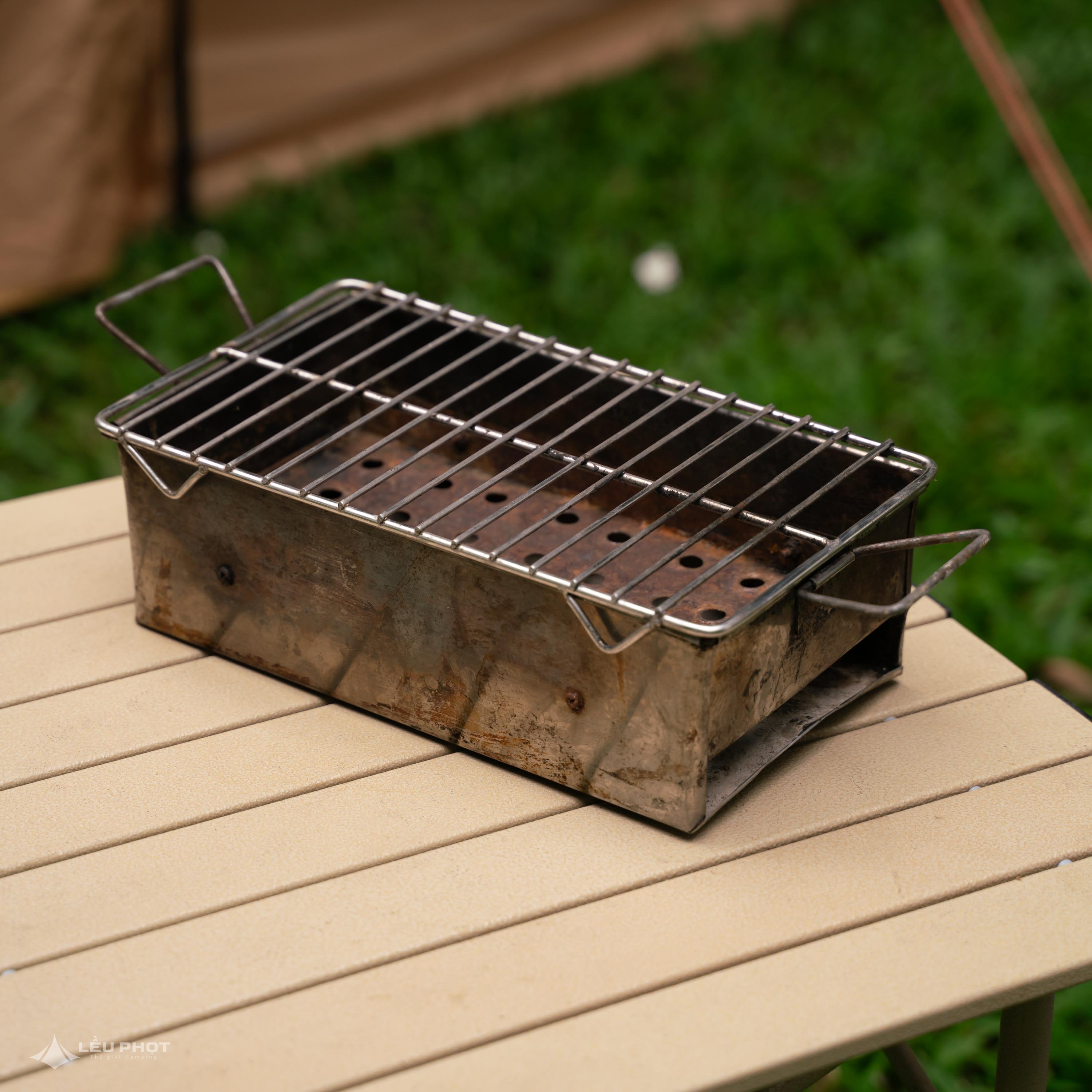 [CHO THUÊ_BN1] BẾP NƯỚNG THAN INOX SIZE NHỎ