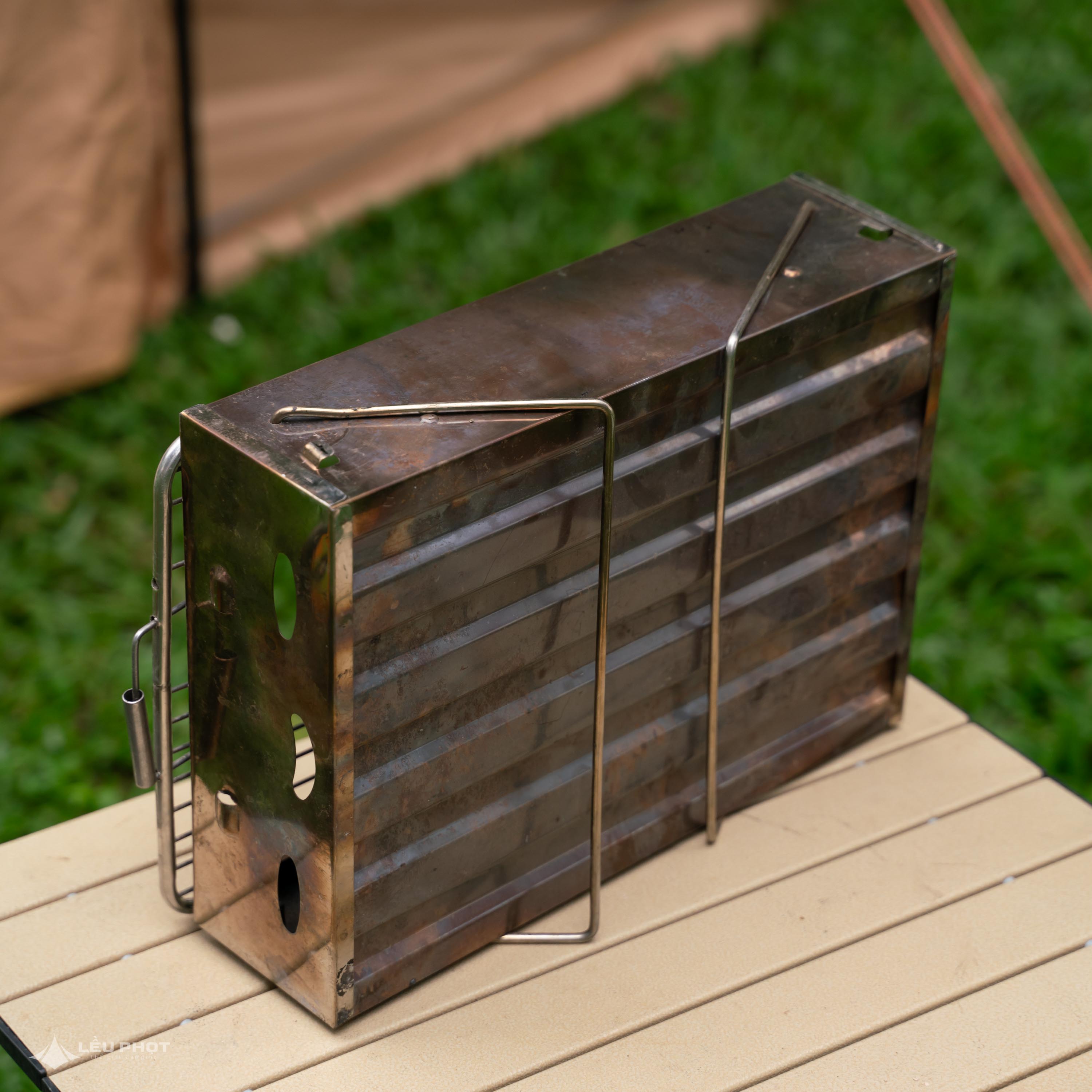 [CHO THUÊ_BN2] BẾP NƯỚNG THAN INOX SIZE VỪA CÓ CHÂN