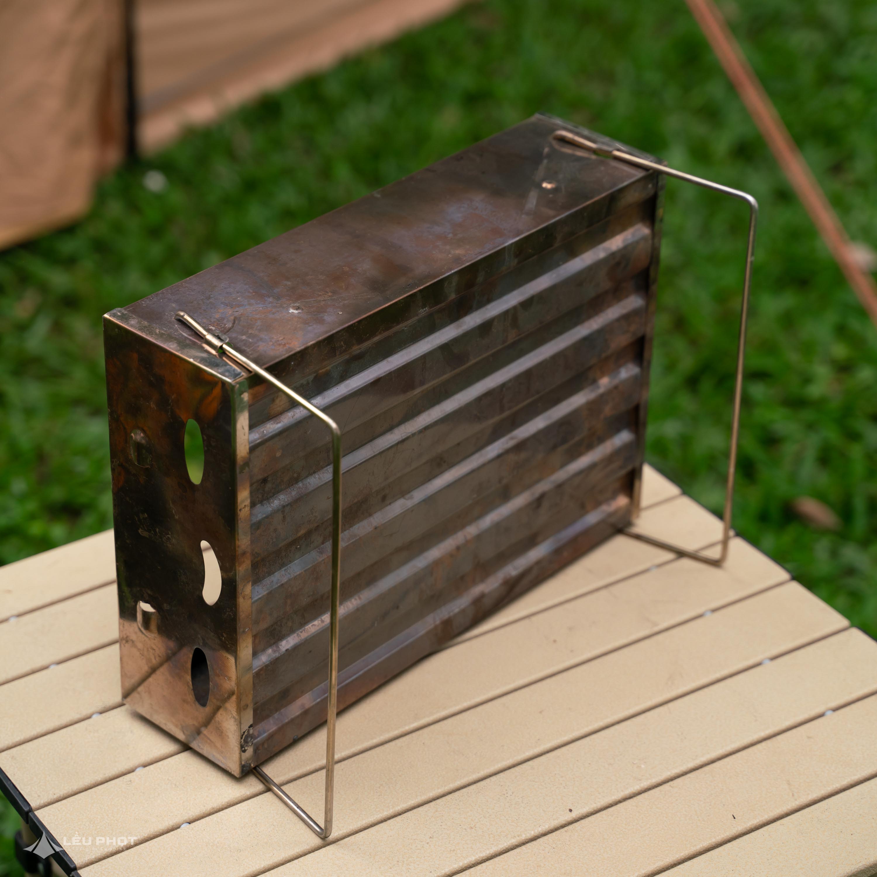 [CHO THUÊ_BN2] BẾP NƯỚNG THAN INOX SIZE VỪA CÓ CHÂN