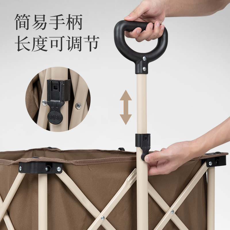 [CHO THUÊ] XE KÉO DÃ NGOẠI GẤP GỌN 4 CHIỀU NATUREHIKE NH20PJ005