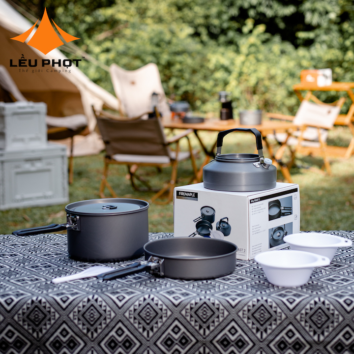 BỘ NỒI ẤM CHẢO DÃ NGOẠI FIREMAPLE FEAST 2