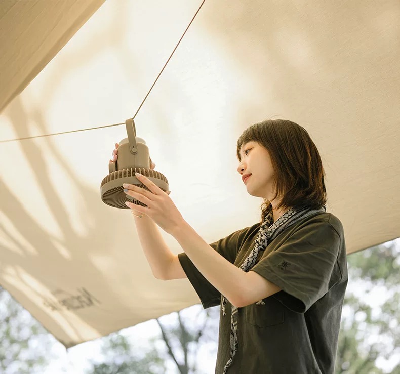 Quạt đèn cắm trại đa năng Naturehike NH22ZM001