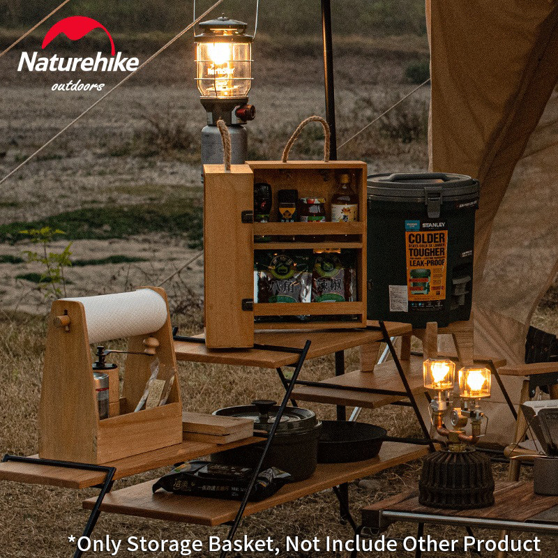 GIỎ GỖ ĐỰNG ĐỒ DÃ NGOẠI NATUREHIKE NH20PJ007