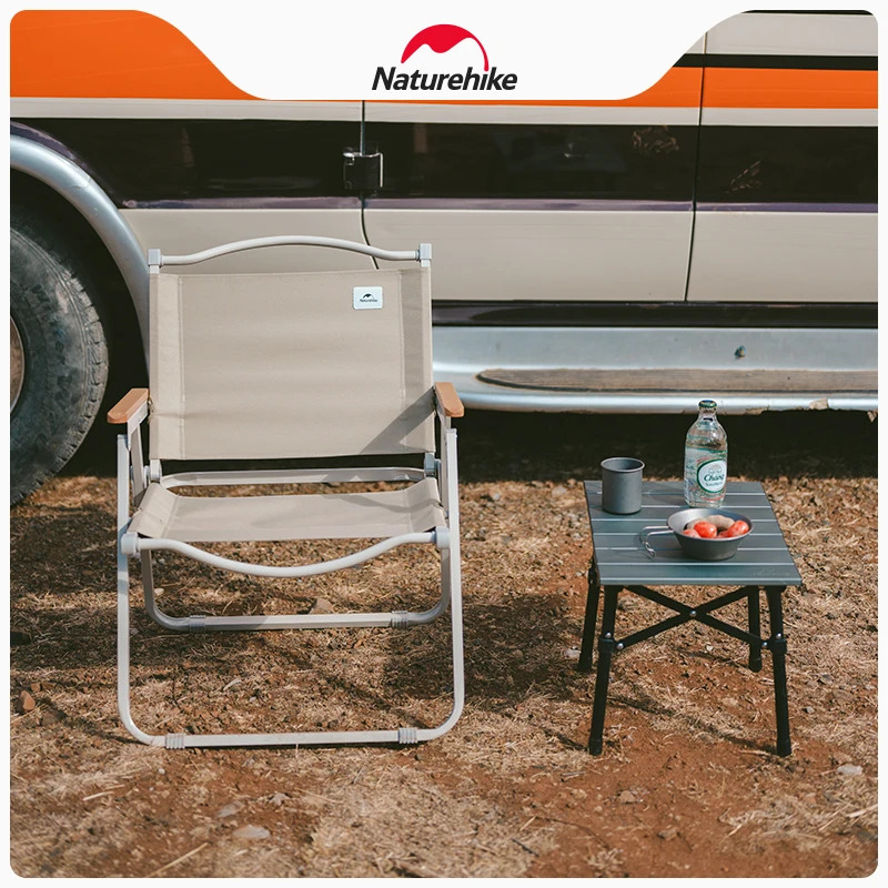 GHẾ GẤP DÃ NGOẠI VINTAGE KHUNG SẮT TAY GỖ NATUREHIKE CNK2300JU012