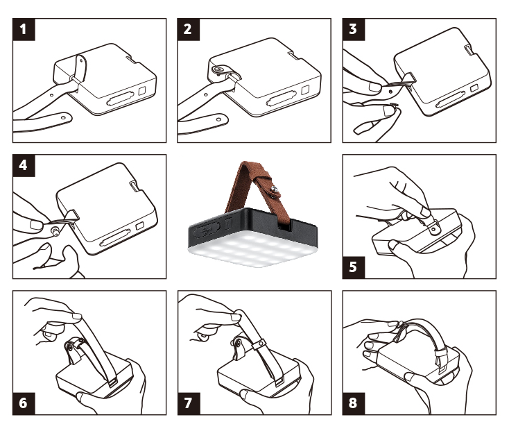 ĐÈN CẮM TRẠI KIÊM SẠC DỰ PHÒNG NATUREHIKE NH18Y001-A