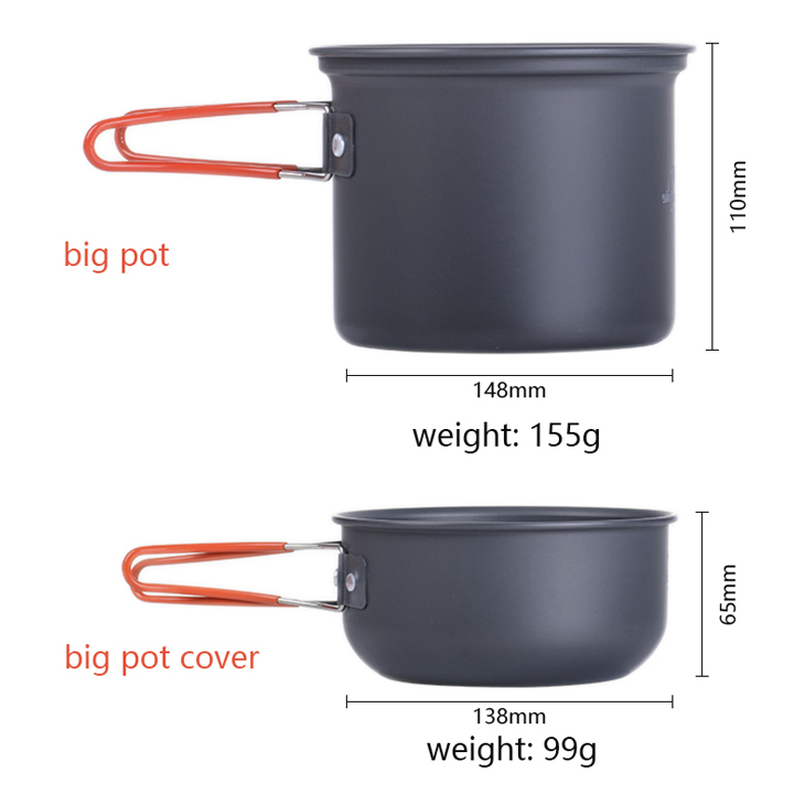 BỘ NỒI DÃ NGOẠI CÓ MÓC TREO NATUREHIKE NH18T018-G