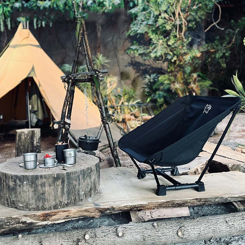 GHẾ MẶT TRĂNG DÃ NGOẠI XẾP GỌN TỰA LƯNG BLACKDOG BD-YLY002