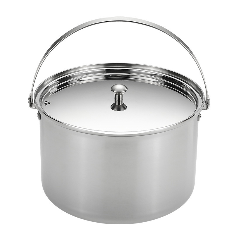 NỒI CƠM THÉP KHÔNG GỈ 3 LỚP 4-6 NGƯỜI CAMPINGMOON CC-24