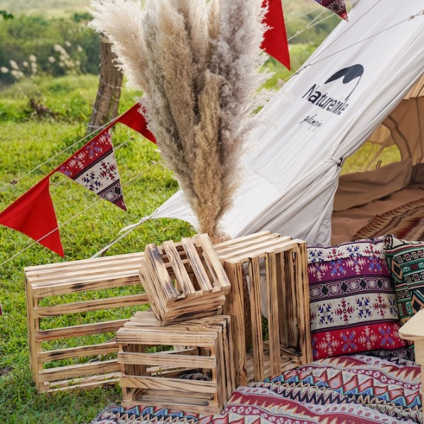 [CHO THUÊ] BỘ 4 HỘP GỖ DECOR