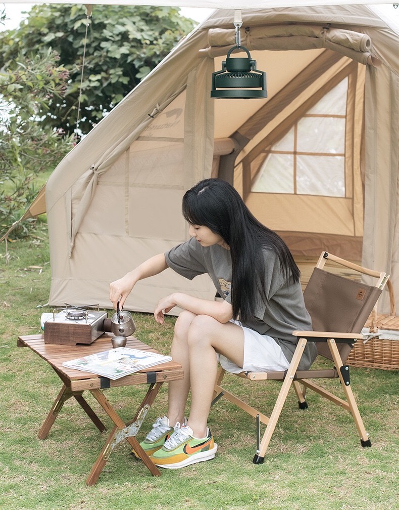 Quạt đa năng treo lều cắm trại Naturehike NH21ZM003