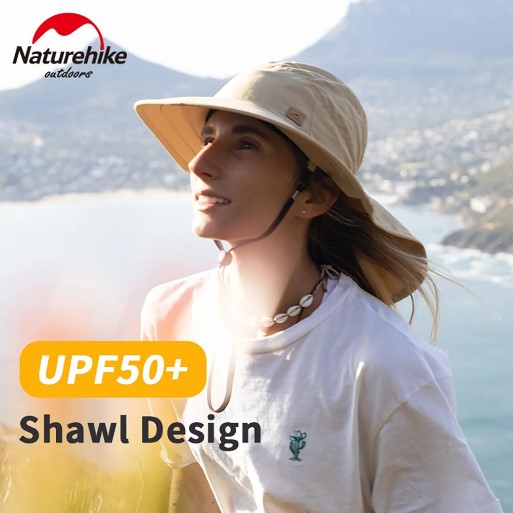 NÓN RỘNG VÀNH CÓ CHE GÁY NATUREHIKE NH21FS531