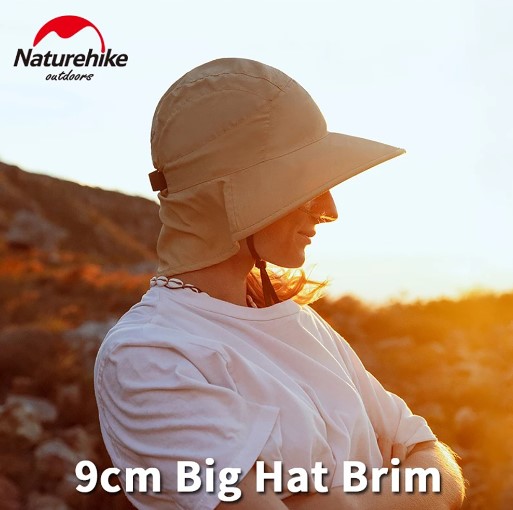 NÓN RỘNG VÀNH CÓ CHE GÁY NATUREHIKE NH21FS531