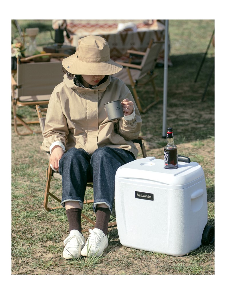 THÙNG ĐÁ GIỮ NHIỆT NATUREHIKE NH20SJ021 - CÓ BÁNH XE