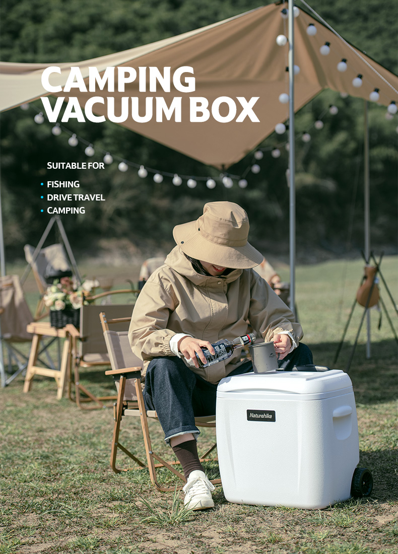 THÙNG ĐÁ GIỮ NHIỆT NATUREHIKE NH20SJ021 - CÓ BÁNH XE