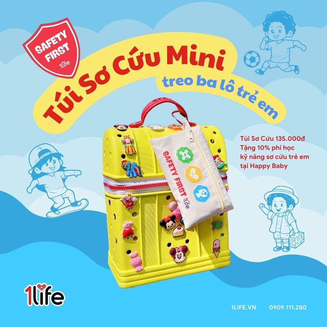 TÚI SƠ CỨU, TÚI Y TẾ MINI DÀNH CHO TRẺ EM