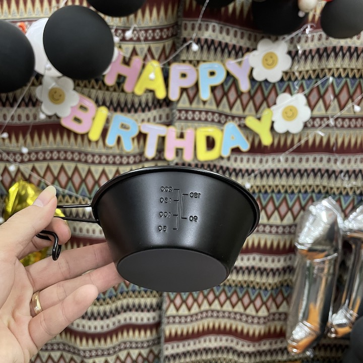 BÁT ĂN CƠM CAMPINGMOON BKS-220 - MÀU ĐEN