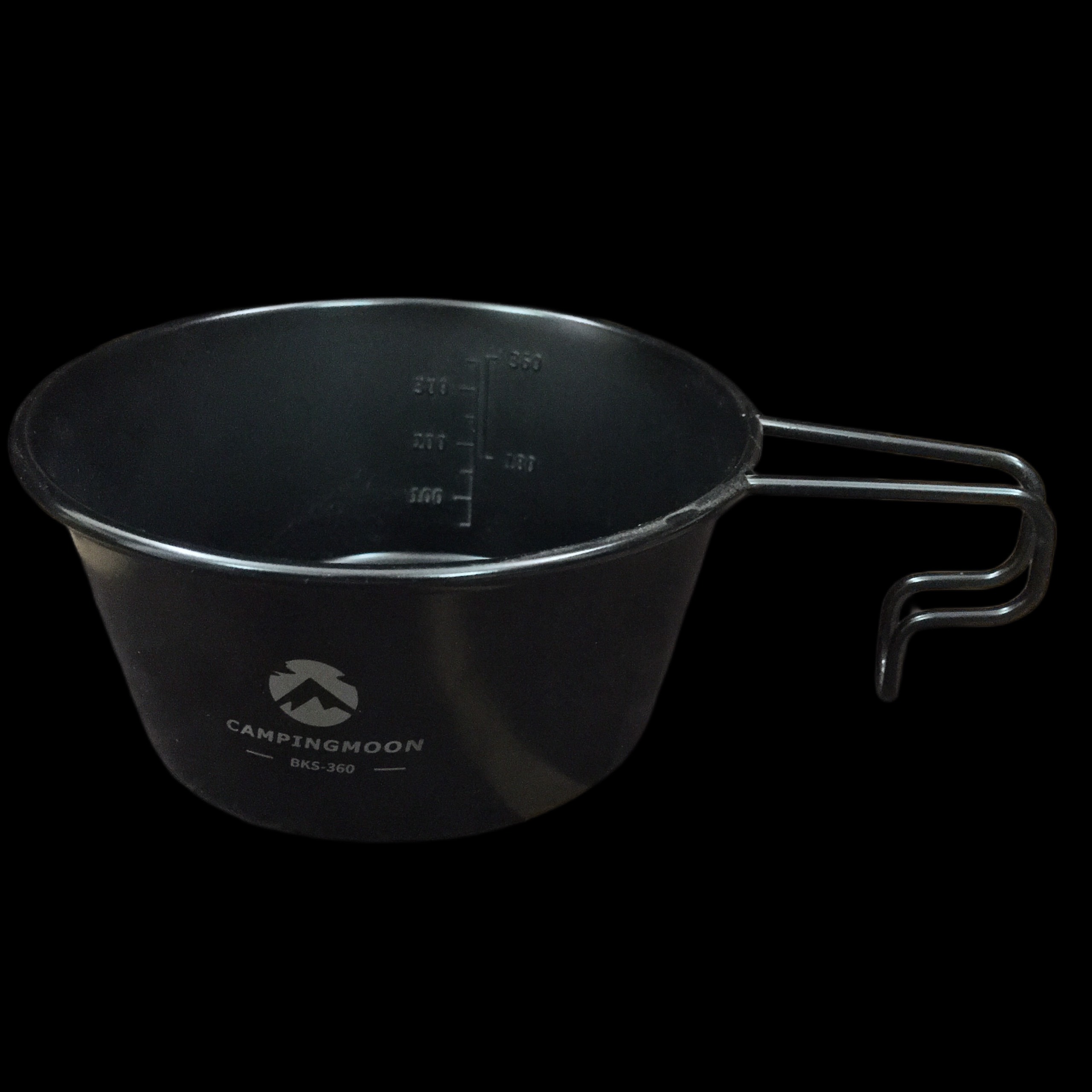 BÁT ĂN CƠM CAMPINGMOON BKS-360 - MÀU ĐEN