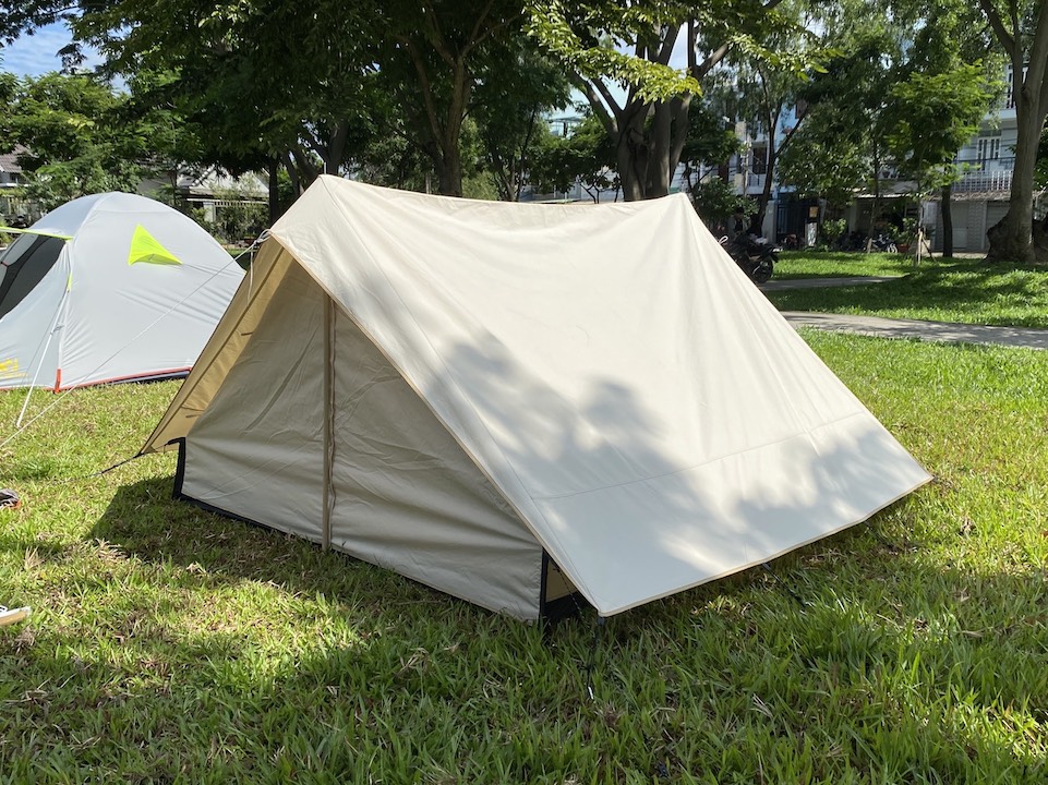 LỀU CẮM TRẠI VINTAGE HOME 4-5P VẢI TC CAO CẤP