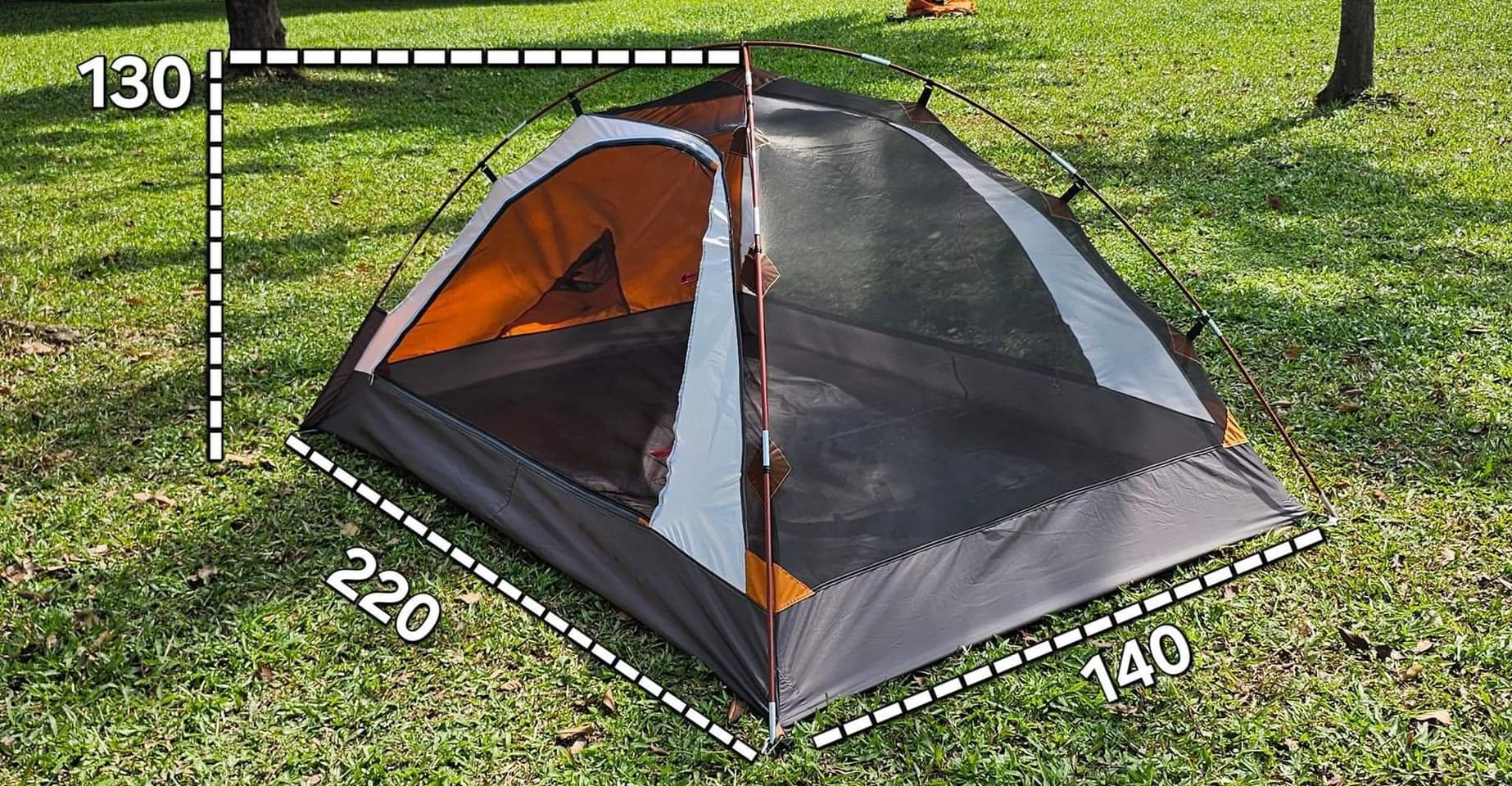 LỀU CẮM TRẠI 2-3 NGƯỜI 2 LỚP EUREKA APEX 2XT