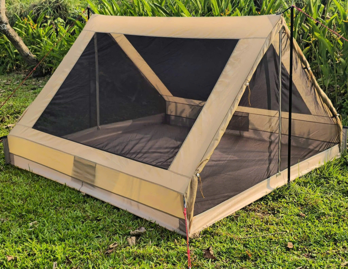 LỀU VINTAGE HOME 4-5P MÀU BE - PHIÊN BẢN VẢI CAO CẤP