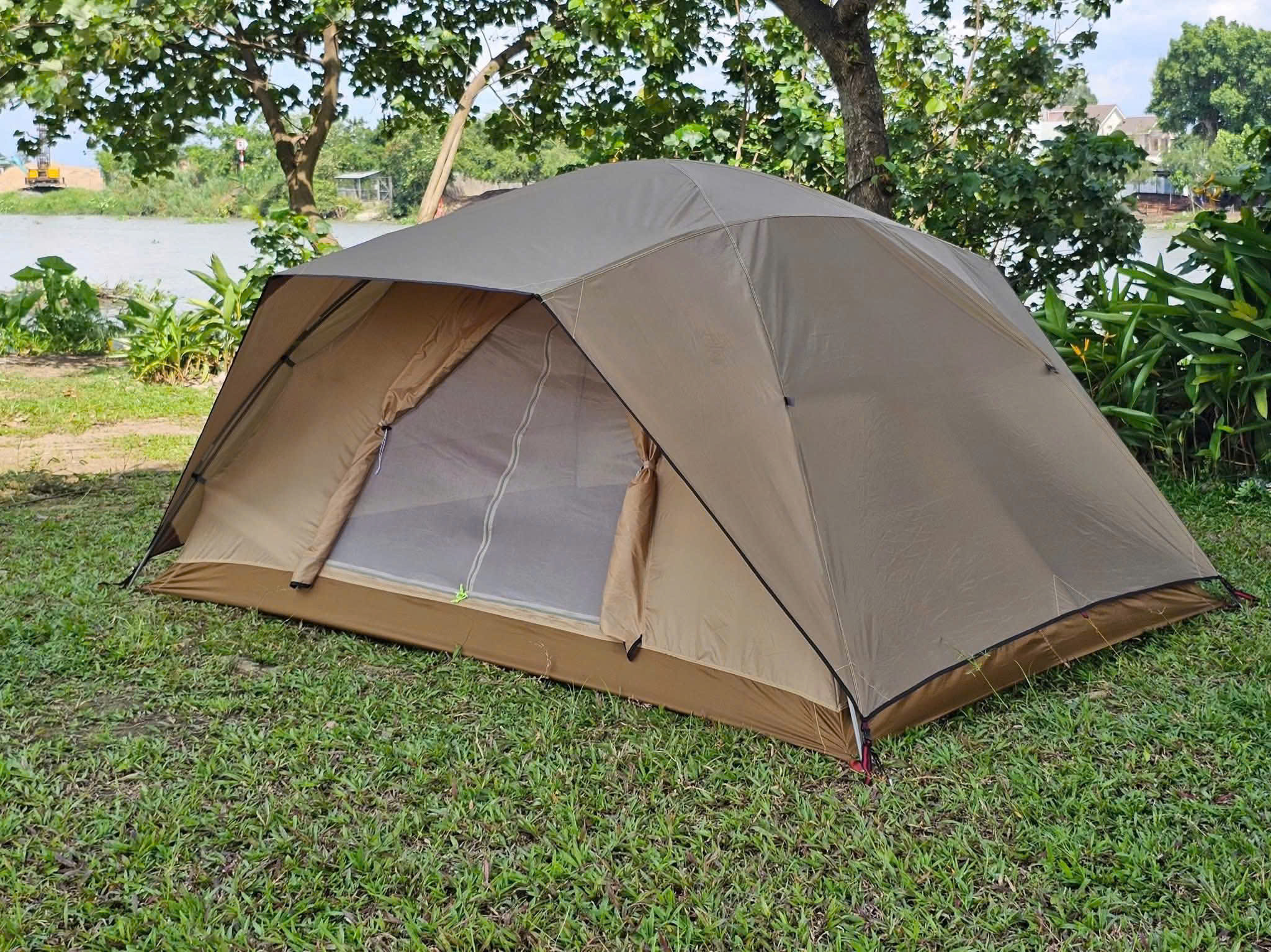 LỀU CẮM TRẠI 6 NGƯỜI 2 LỚP DRAGON DOME 6P