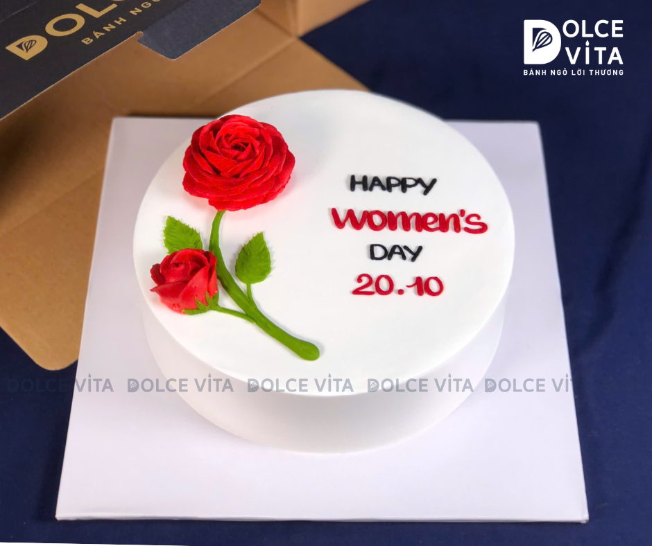 [0131] (40) Bánh kem hoa hồng đỏ - Gửi Trọn Tình Yêu