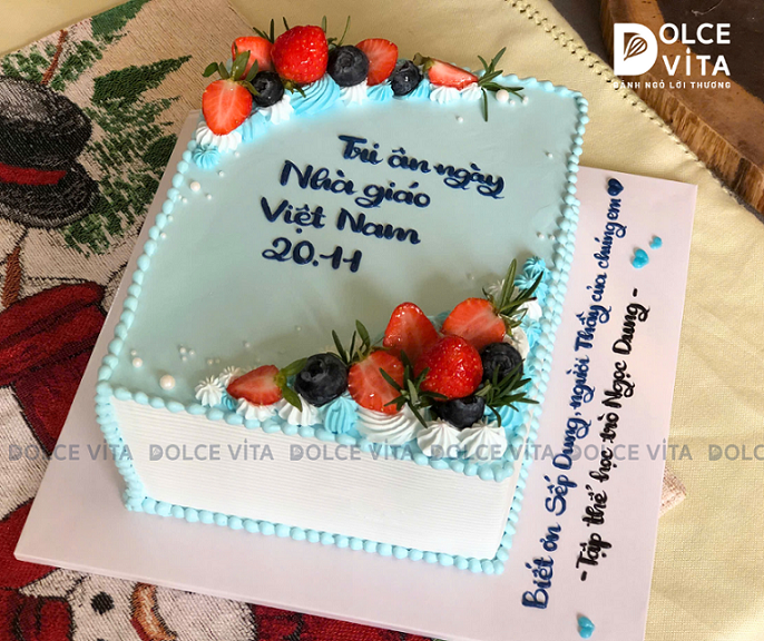 [2093] Bánh Tạo Hình Quyển Sách – Tri Ân, Chúc Mừng & Kỷ Niệm