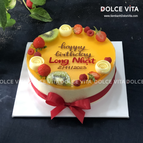 001 Bánh mousse chanh dây – Chua ngọt mát lạnh