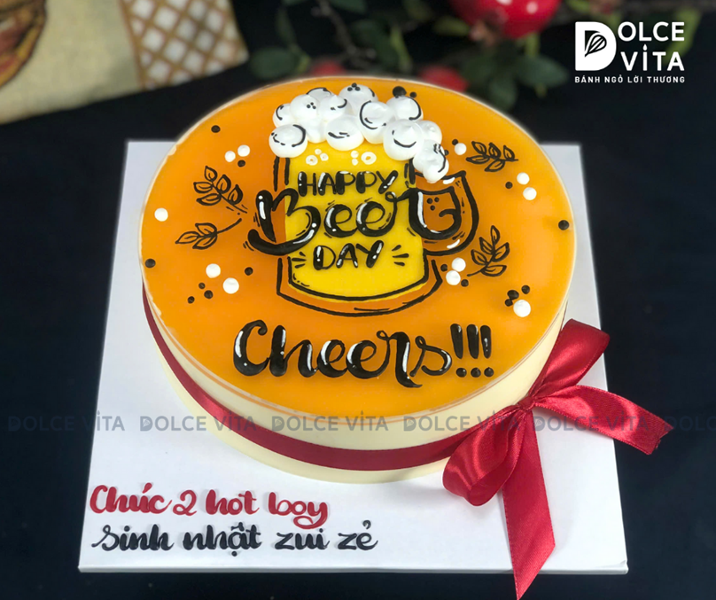 [1259] (60) Happy Beer Day - Bánh cho ngày cụng ly