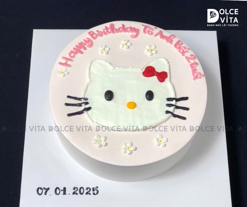 390 (50) Bánh vẽ Hello Kitty