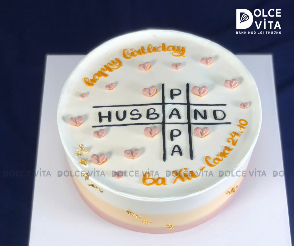 [2060] Bánh kem dành cho Sinh nhật Chồng, Ngày của Cha